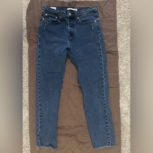 Levi's Dark Blue Straight Leg Jeans